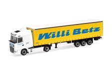Herpa 320290 - H0 - DAF XG Gardinen-Sattelzug Willi Betz